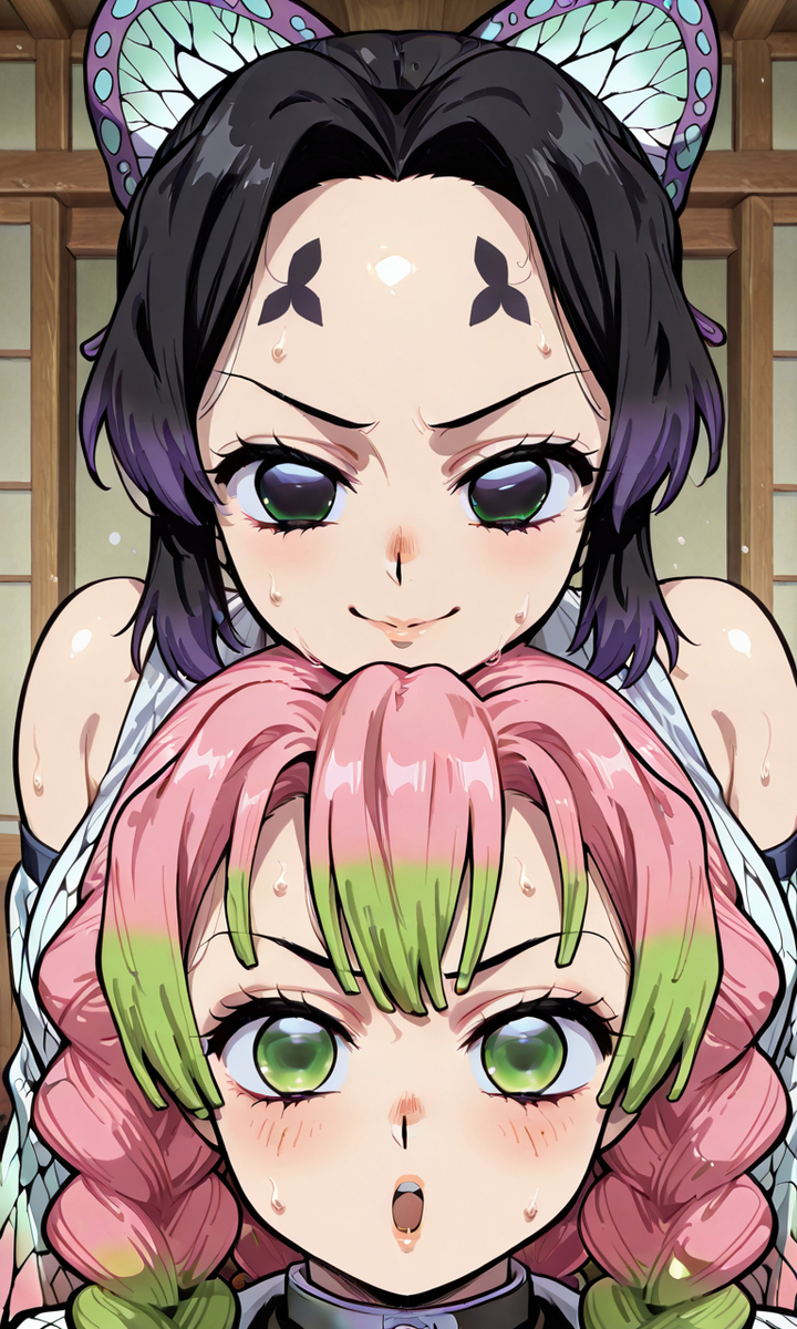 Mitsuri and shinobu kocho-pixiv插画-作品交流服务