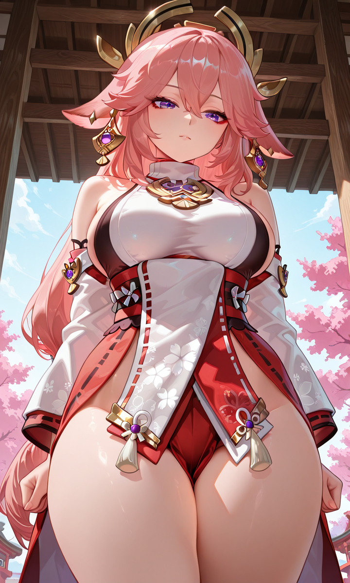 Yae Miko-pixiv插画-作品交流服务