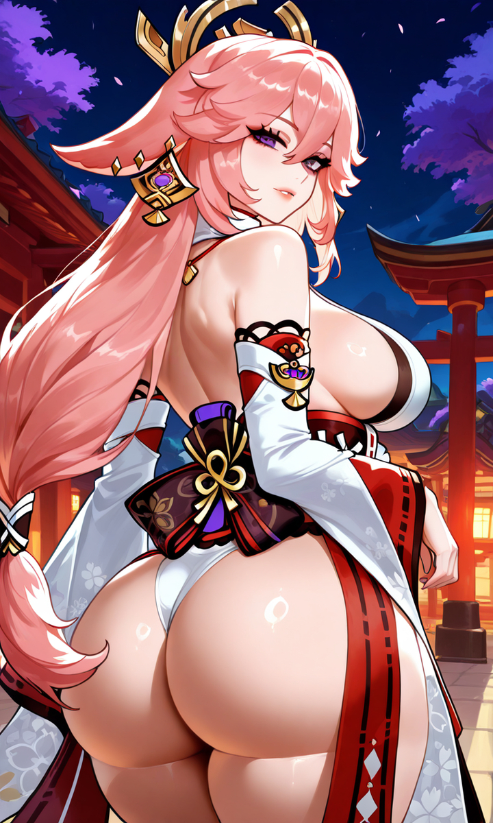 Yae Miko-pixiv插画-作品交流服务