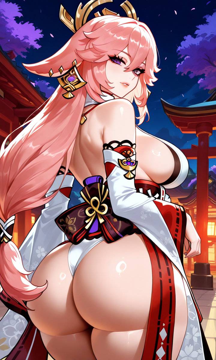 Yae Miko-pixiv插画-作品交流服务