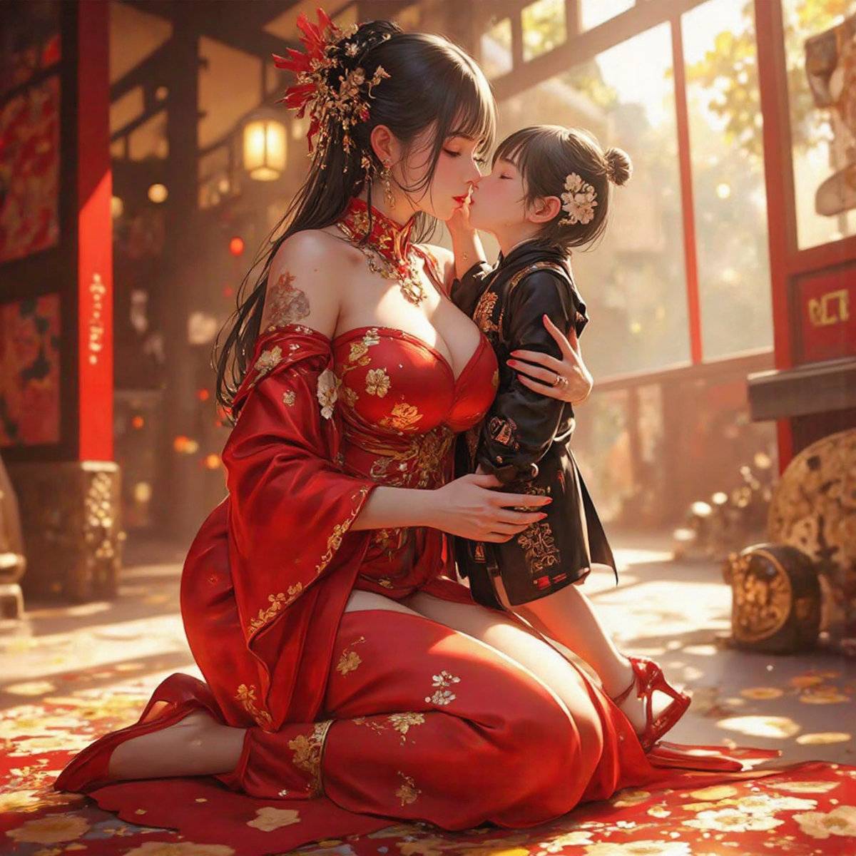 kissing my boy-pixiv插画-作品交流服务