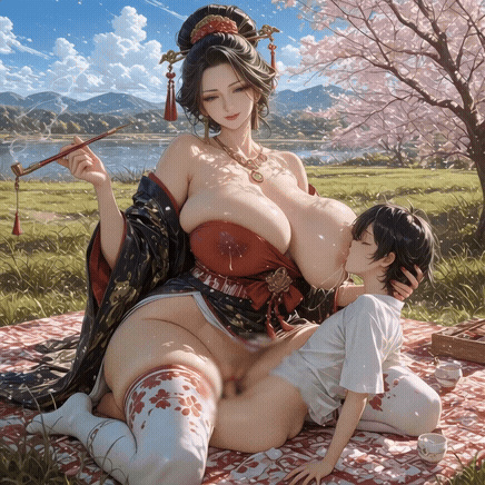 妈妈也想变得可愛桜が満開白袜 CherryBlm stock 4-pixiv插画-作品交流服务