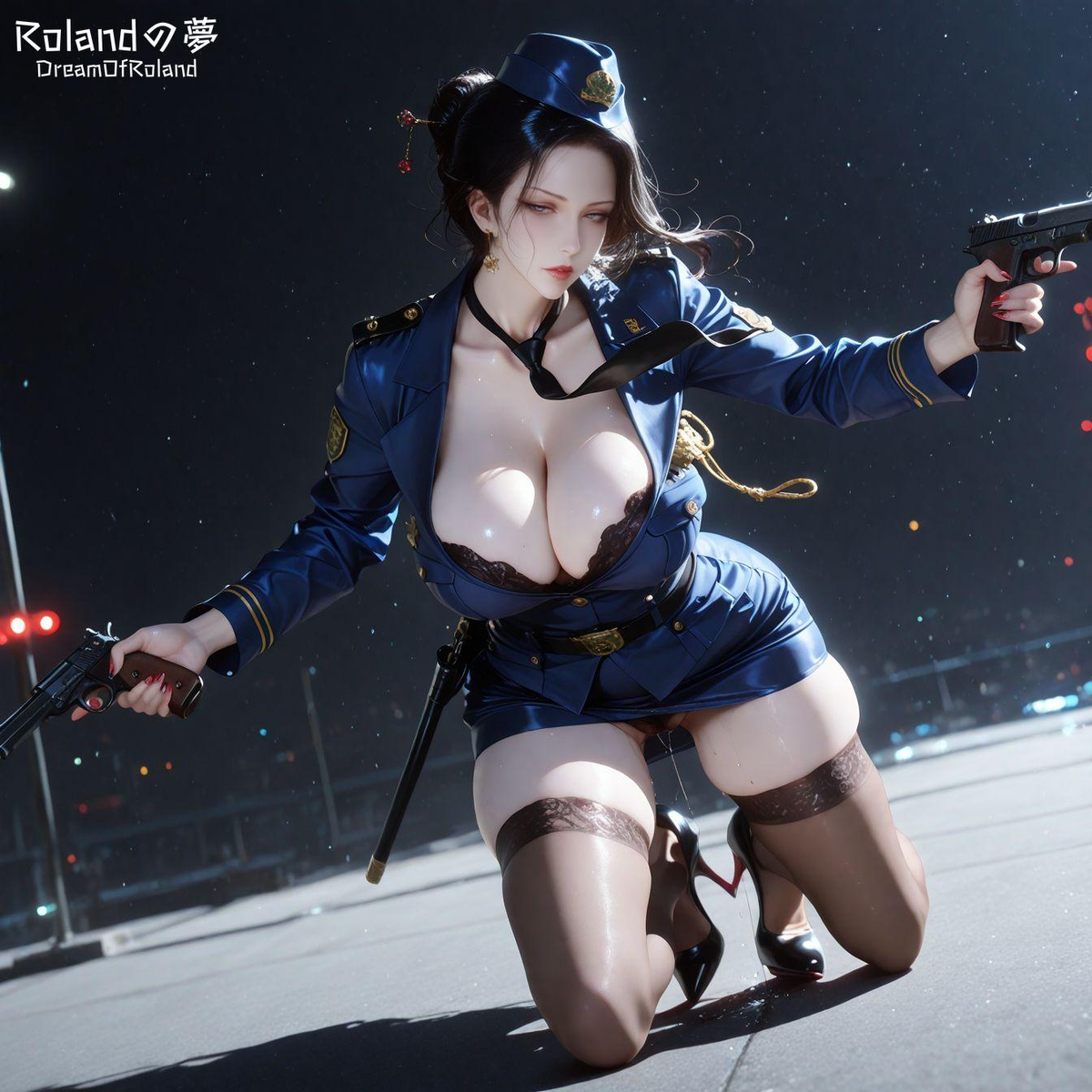 police mama Daily 女警妈妈日常-pixiv插画-作品交流服务