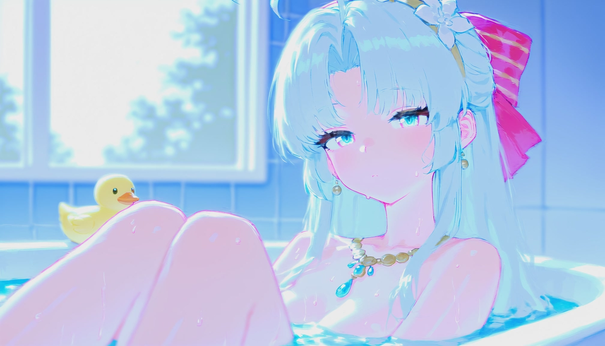 Carlotta_bathtub_landscape-pixiv插画-作品交流服务