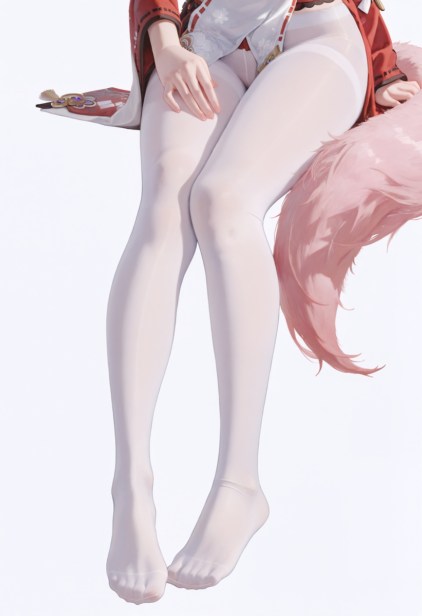 White pantyhose-pixiv插画-作品交流服务