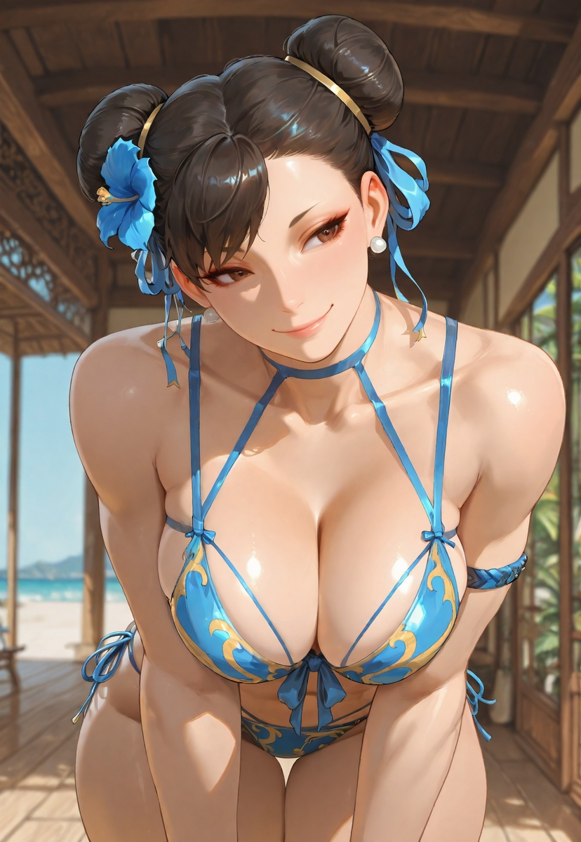 Chun-Li Kiss-pixiv插画-作品交流服务