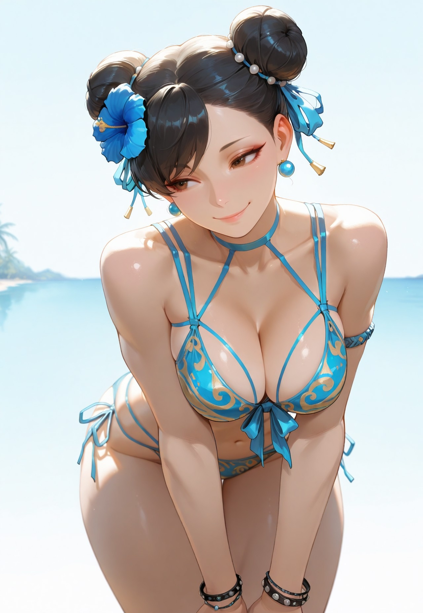 Chun-Li Kiss-pixiv插画-作品交流服务