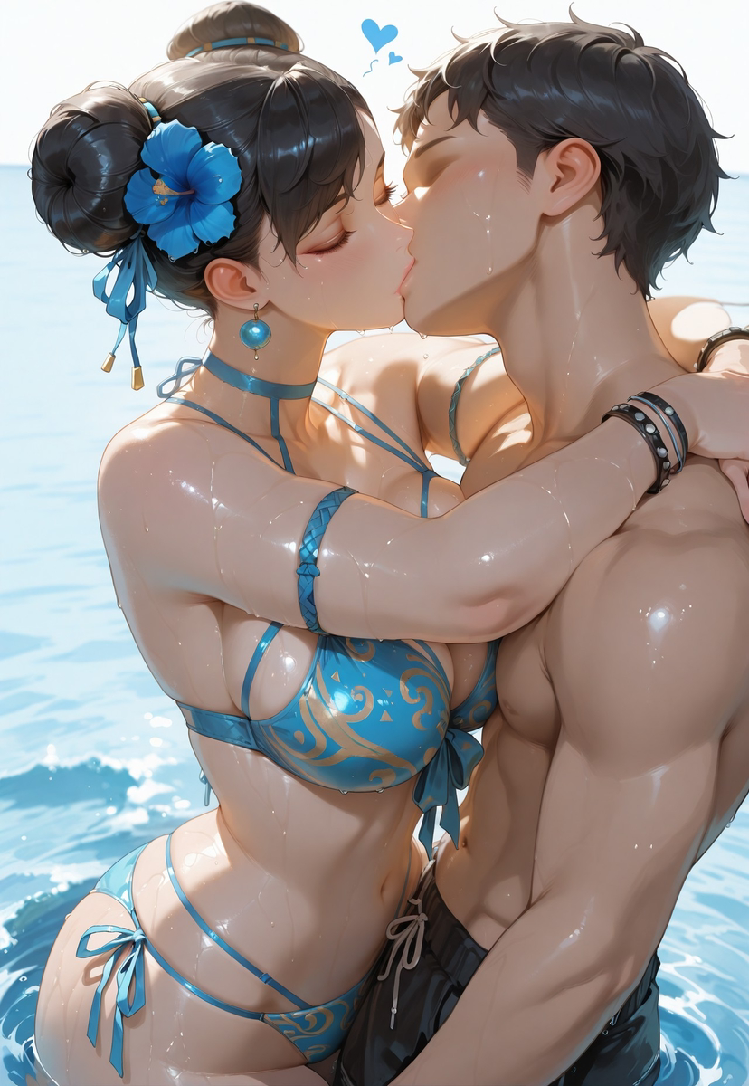 图片[8]-Chun-Li Kiss-pixiv插画-作品交流服务