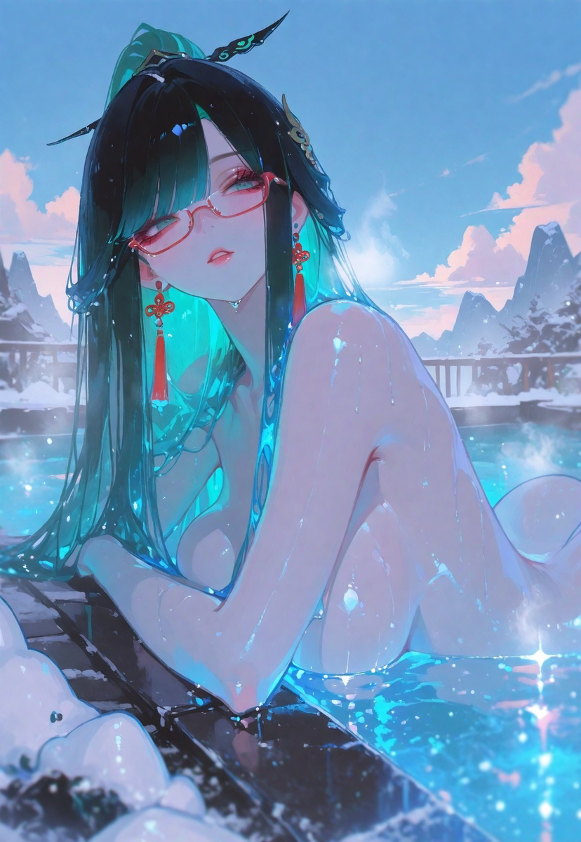 Xianyun in onsen-pixiv插画-作品交流服务