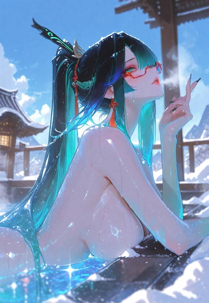 Xianyun in onsen-pixiv插画-作品交流服务