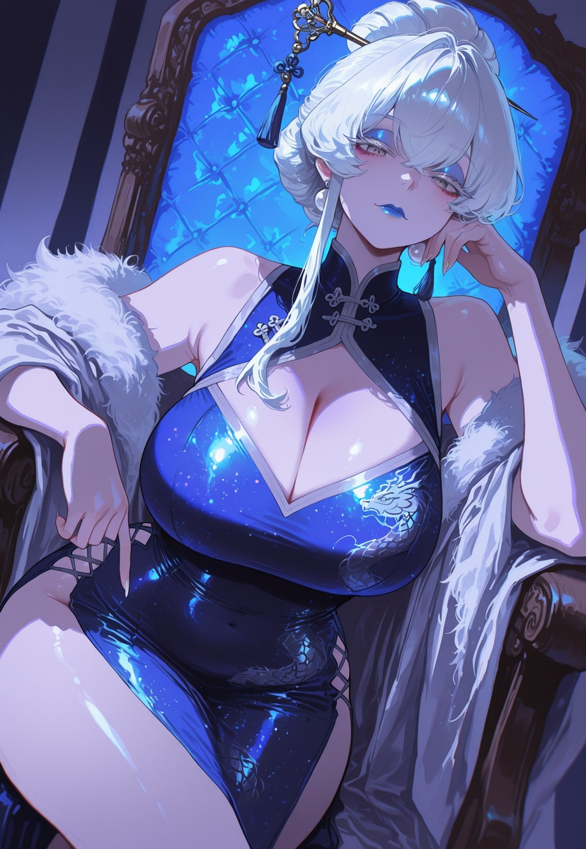 图片[5]-Older Woman 💙-pixiv插画-作品交流服务