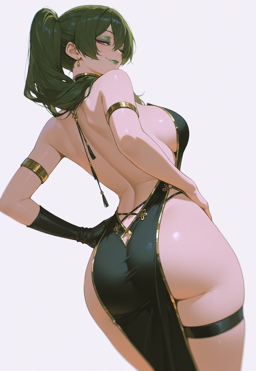 Übel with China Dress-pixiv插画-作品交流服务