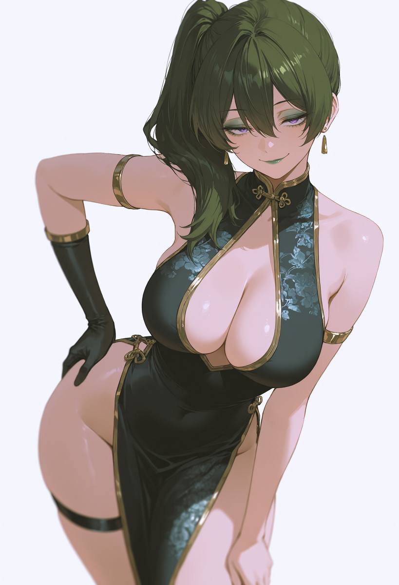 Übel with China Dress-pixiv插画-作品交流服务