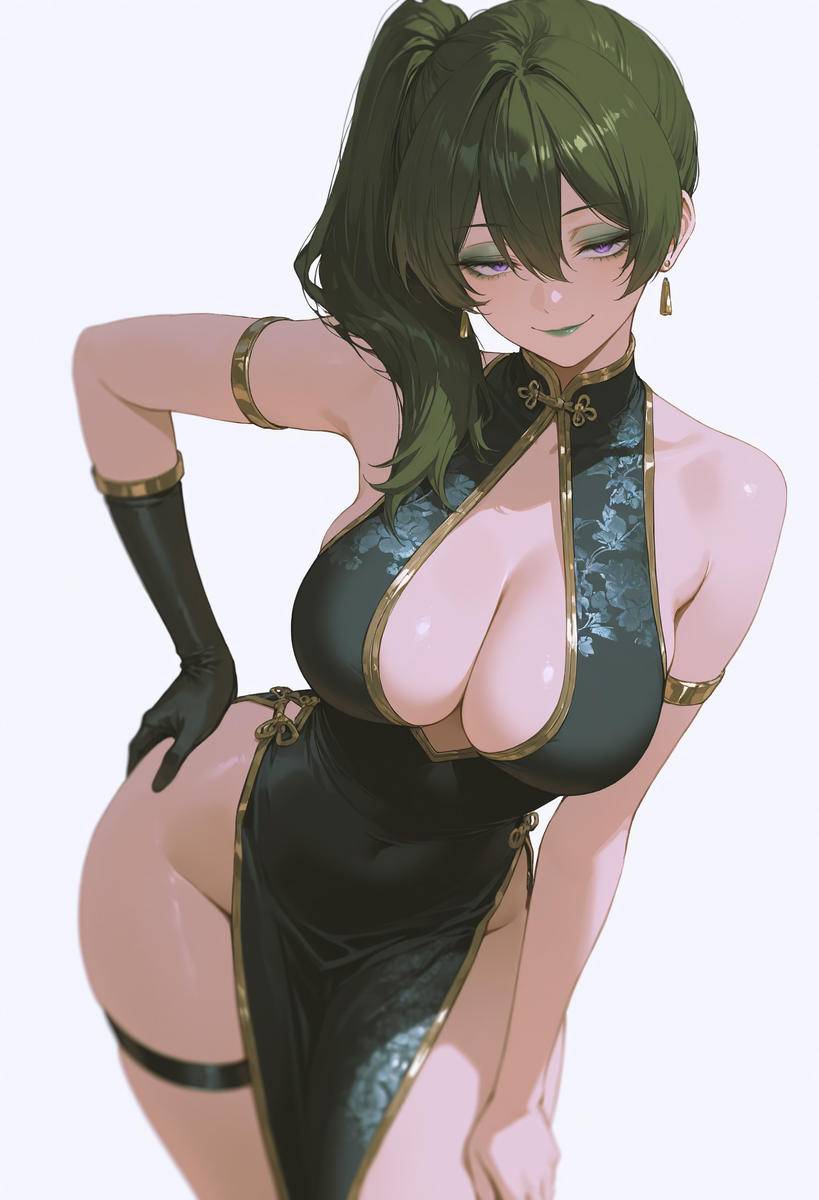Übel with China Dress-pixiv插画-作品交流服务