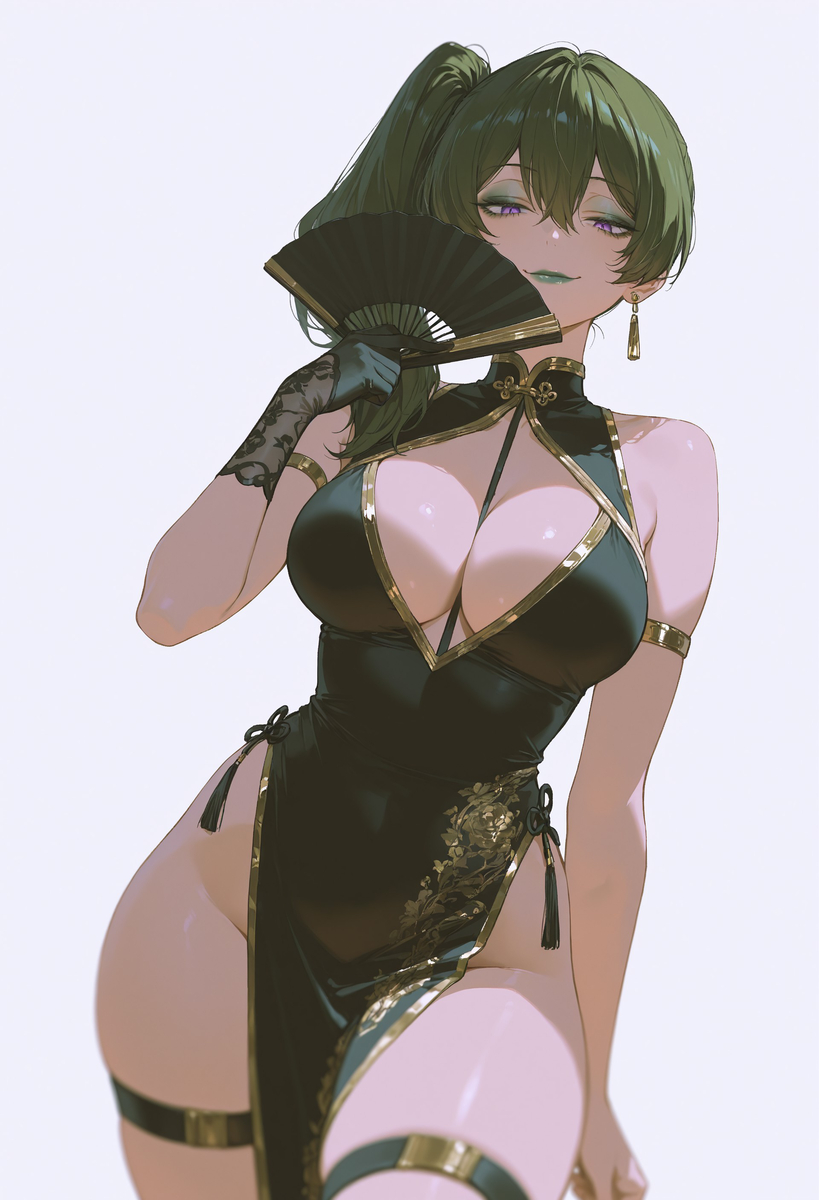 Übel with China Dress-pixiv插画-作品交流服务