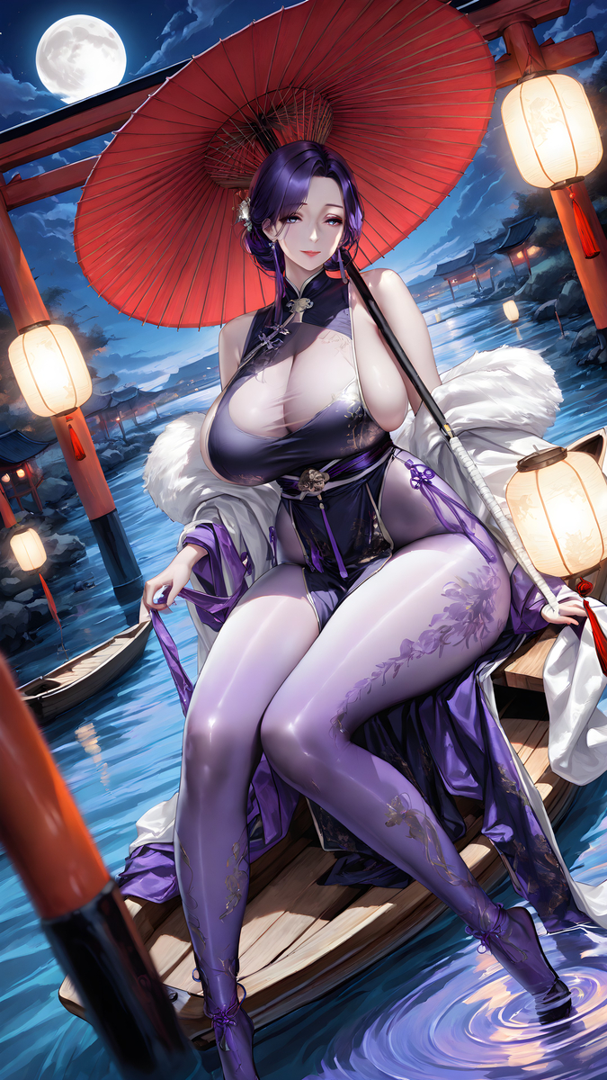 “徒儿，来陪为师一同赏月❤”-pixiv插画-作品交流服务