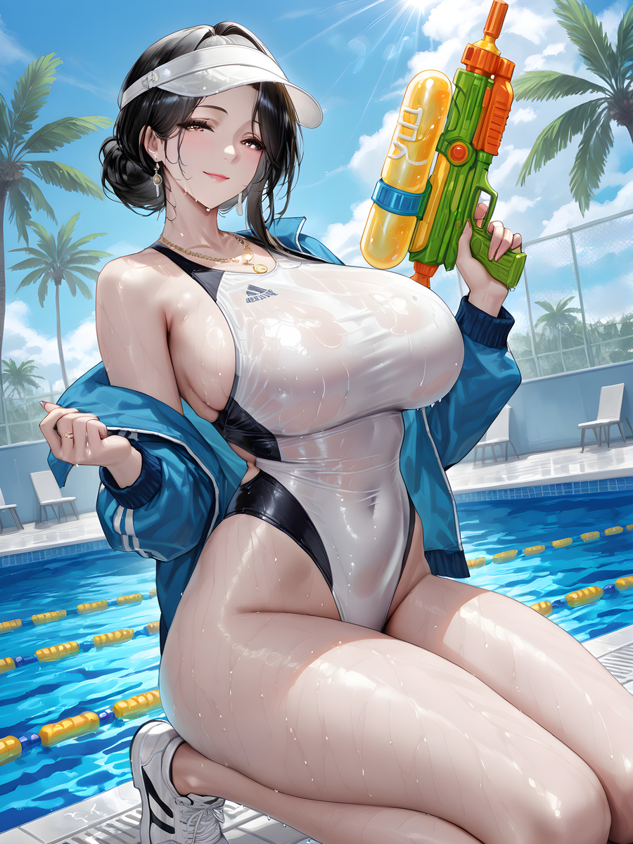 图片[8]-“来和阿姨一起打水枪❤~biu~biu~”-pixiv插画-作品交流服务