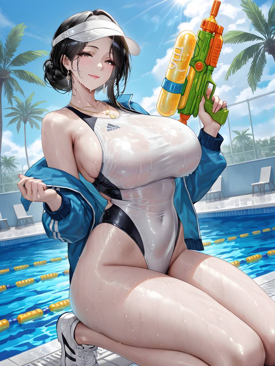 图片[8]-“来和阿姨一起打水枪❤~biu~biu~”-pixiv插画-作品交流服务
