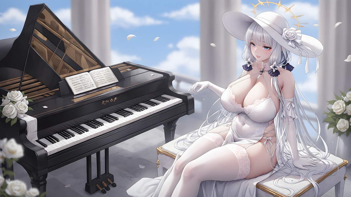 “指挥官，光辉...有那么好看吗😳”-pixiv插画-作品交流服务