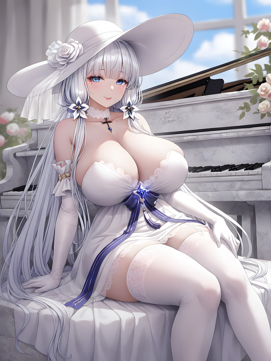 “指挥官，光辉...有那么好看吗😳”-pixiv插画-作品交流服务