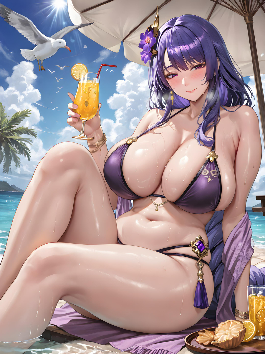 「阿姨的夏日邀请❤」-pixiv插画-作品交流服务