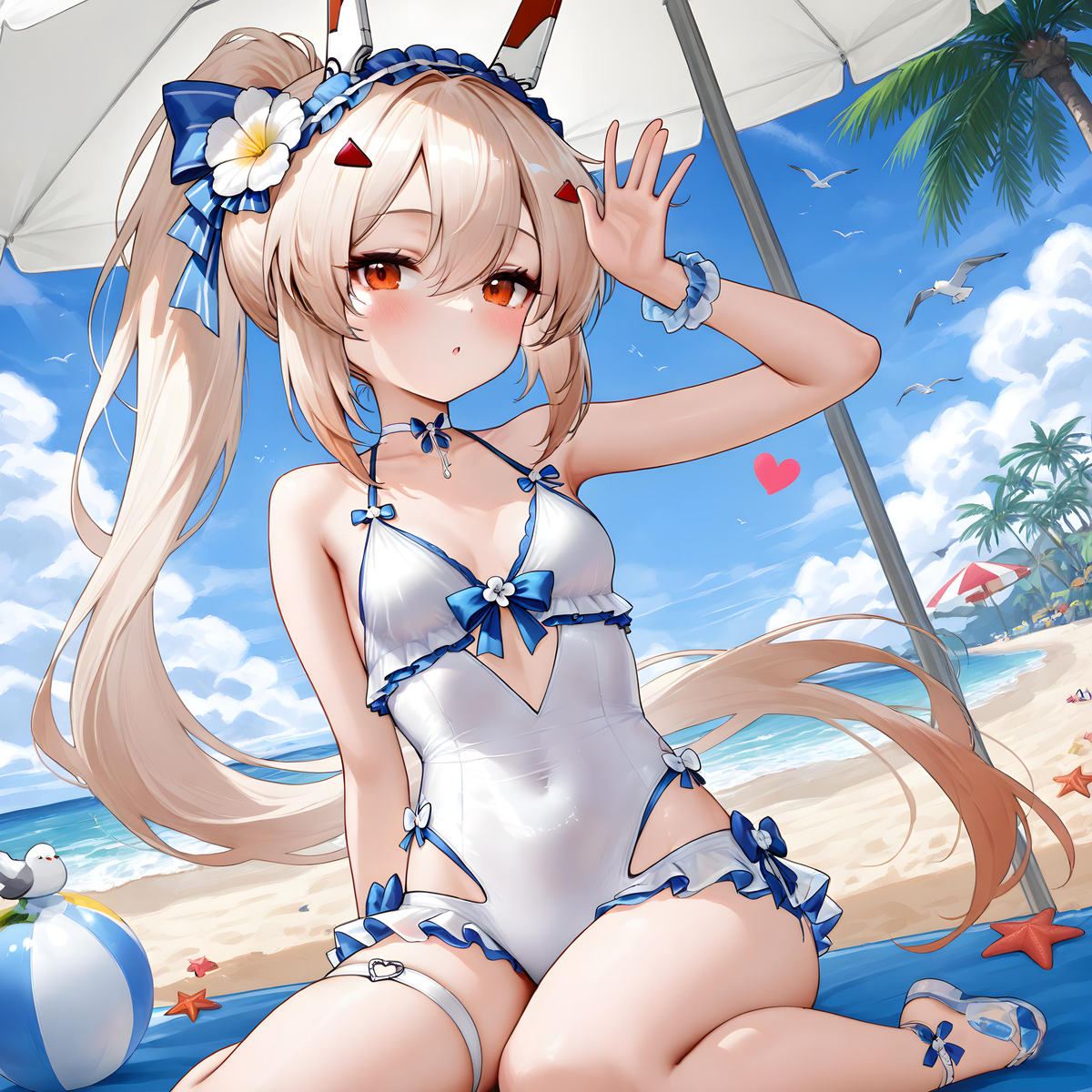 “和指挥官一起...很安心😊”-pixiv插画-作品交流服务