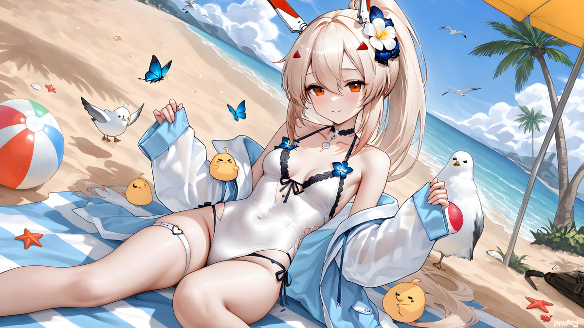 “和指挥官一起...很安心😊”-pixiv插画-作品交流服务