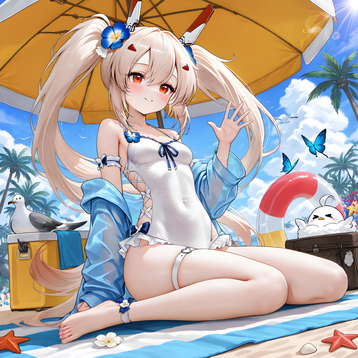 “和指挥官一起...很安心😊”-pixiv插画-作品交流服务