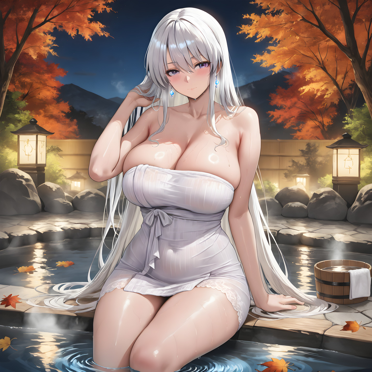 “稍微休息一下吧...指挥官♥”-pixiv插画-作品交流服务