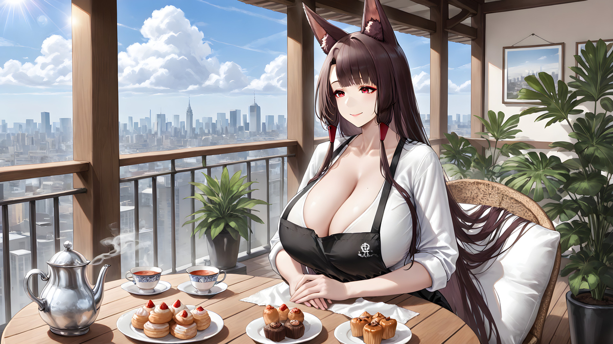 “指挥官，真是个让人放松的下午呢❤”-pixiv插画-作品交流服务