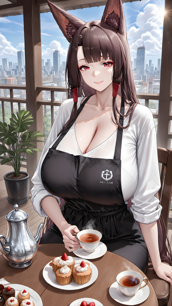 “指挥官，真是个让人放松的下午呢❤”-pixiv插画-作品交流服务