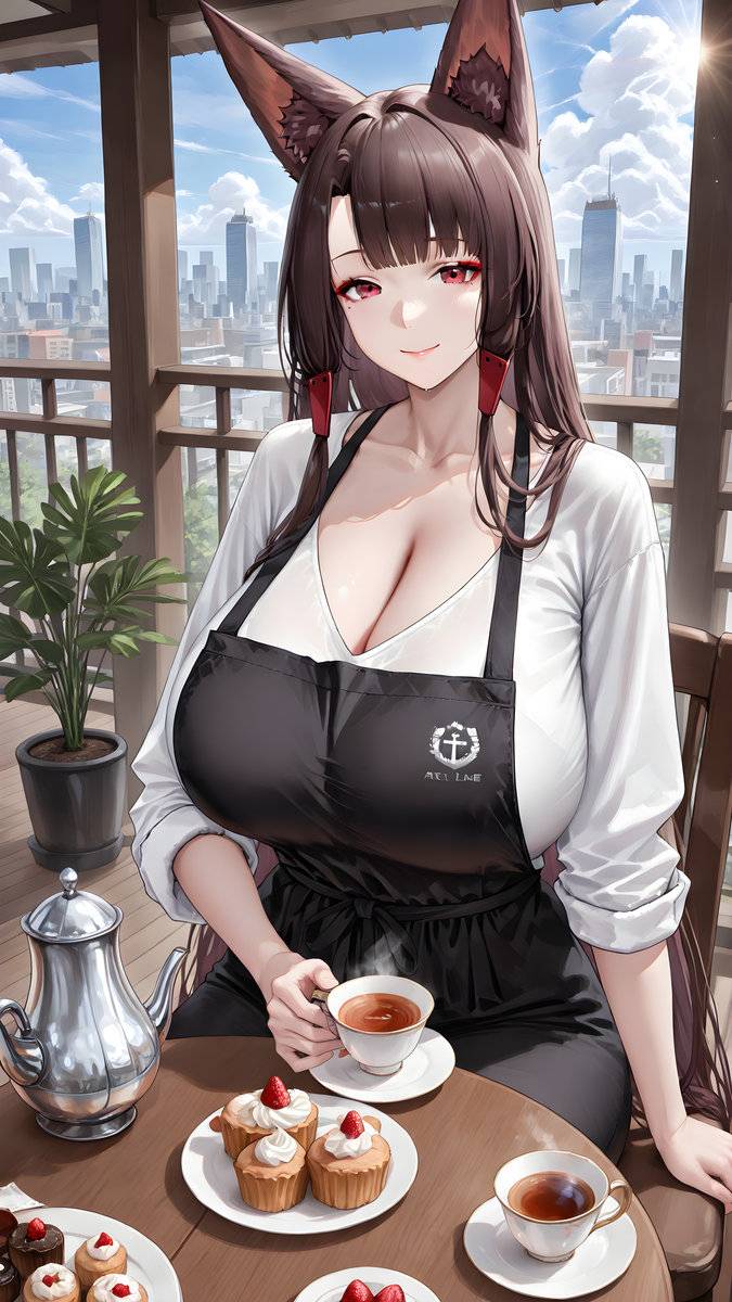 “指挥官，真是个让人放松的下午呢❤”-pixiv插画-作品交流服务