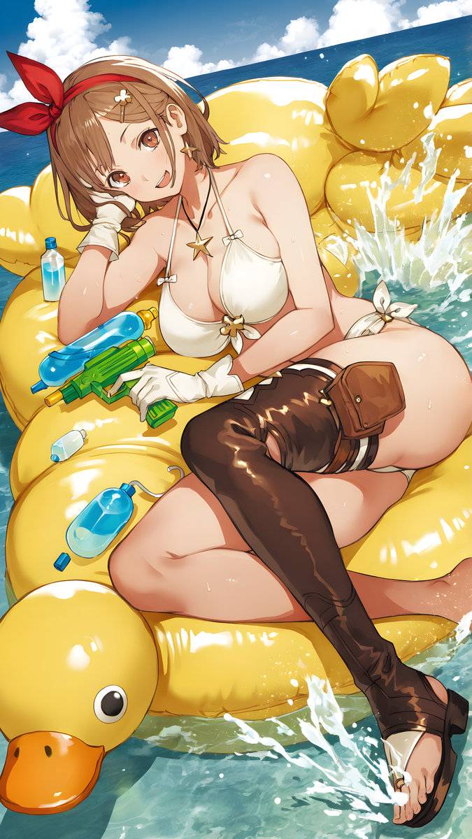 莱莎🗺️「夏日，海边的欢愉」-pixiv插画-作品交流服务