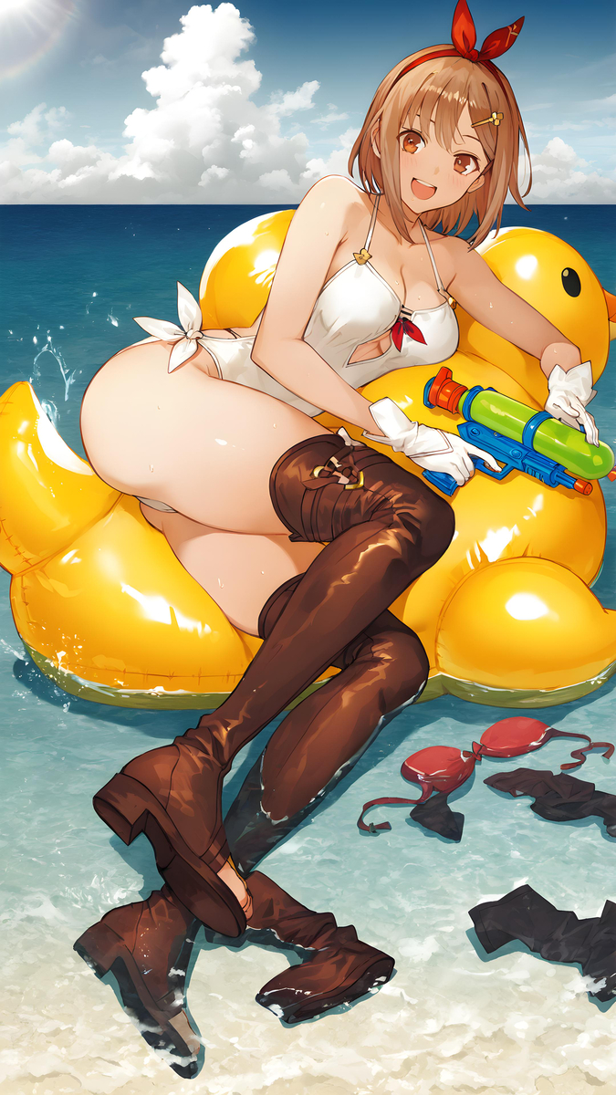 莱莎🗺️「夏日，海边的欢愉」-pixiv插画-作品交流服务