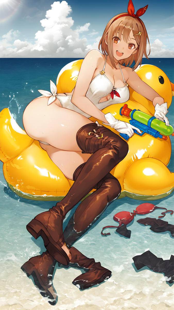 莱莎🗺️「夏日，海边的欢愉」-pixiv插画-作品交流服务