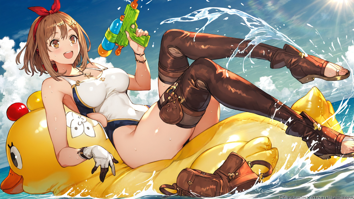 图片[5]-莱莎🗺️「夏日，海边的欢愉」-pixiv插画-作品交流服务