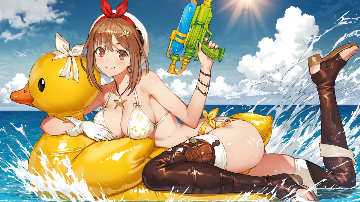 图片[7]-莱莎🗺️「夏日，海边的欢愉」-pixiv插画-作品交流服务