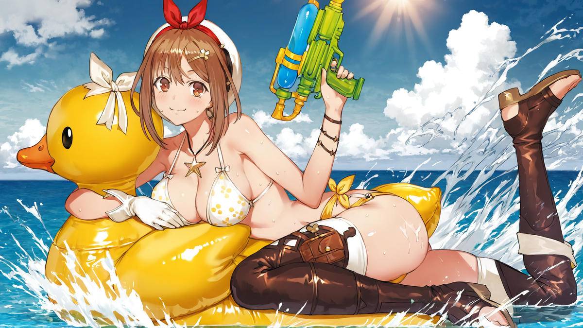 图片[7]-莱莎🗺️「夏日，海边的欢愉」-pixiv插画-作品交流服务