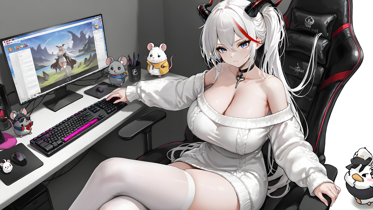 埃格妮丝⚓「指挥官，要开一局吗？❤」-pixiv插画-作品交流服务