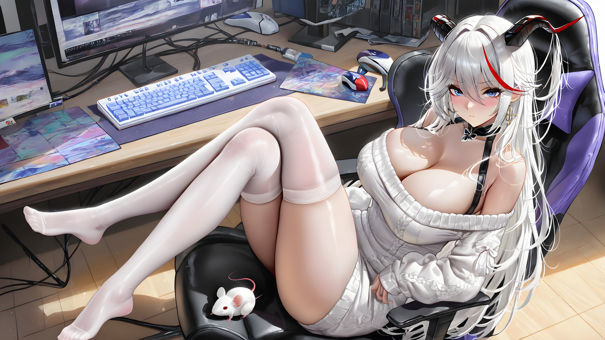 埃格妮丝⚓「指挥官，要开一局吗？❤」-pixiv插画-作品交流服务