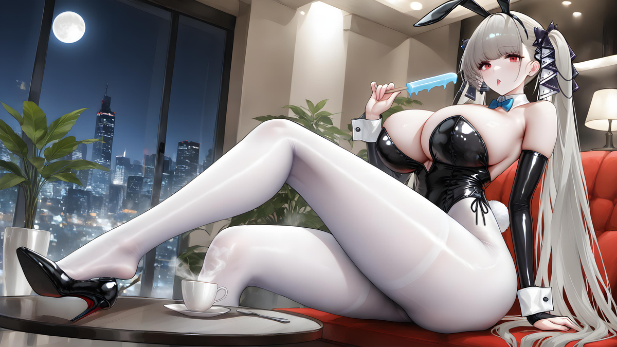 “呵呵，没想到我也能驾驭这种打扮吧？😉”-pixiv插画-作品交流服务