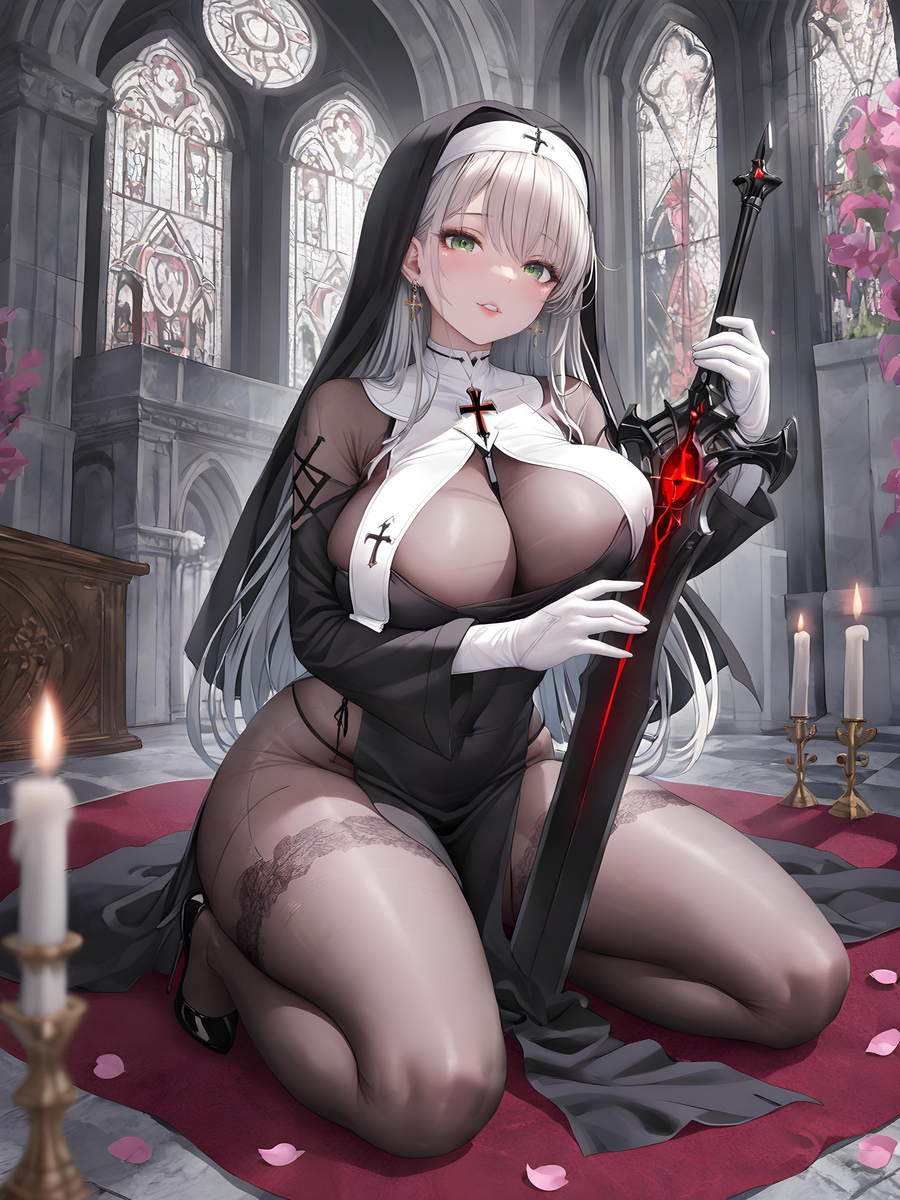 图片[5]-「魔剑🗡修女」-pixiv插画-作品交流服务