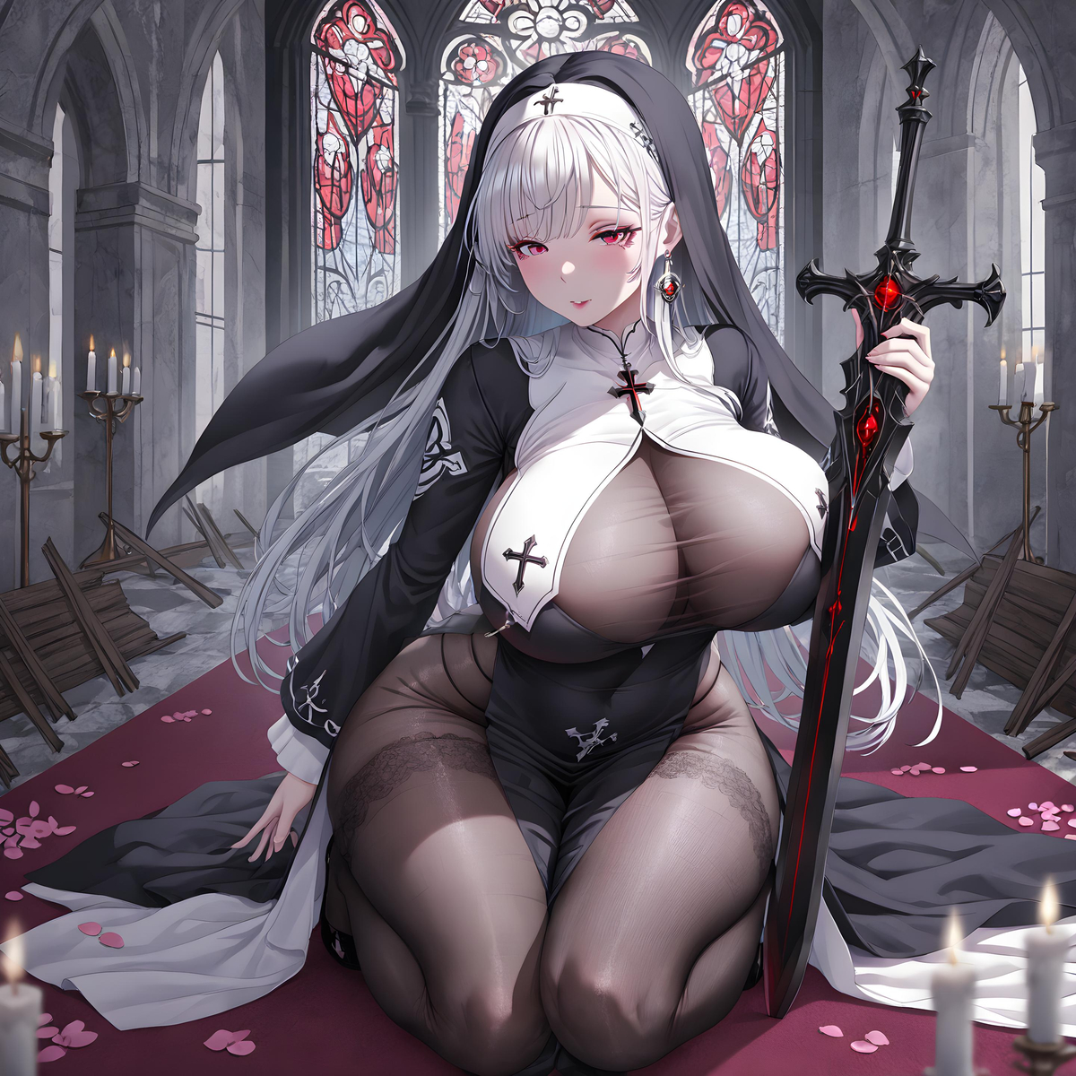 图片[6]-「魔剑🗡修女」-pixiv插画-作品交流服务