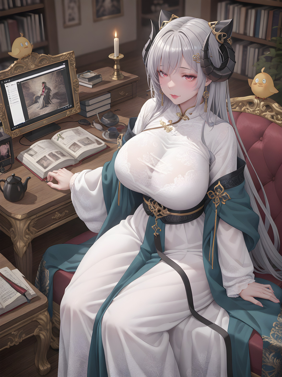 “徒儿，这玩意咋使哩？❤”-pixiv插画-作品交流服务