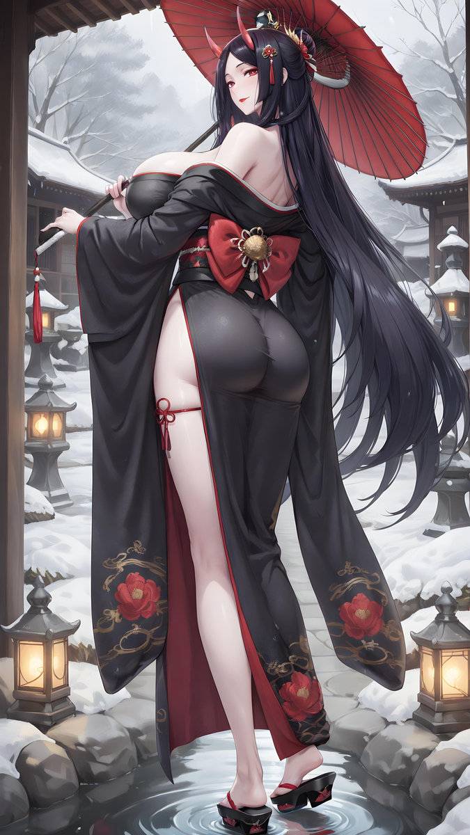 「夜叉❤妈妈」-pixiv插画-作品交流服务