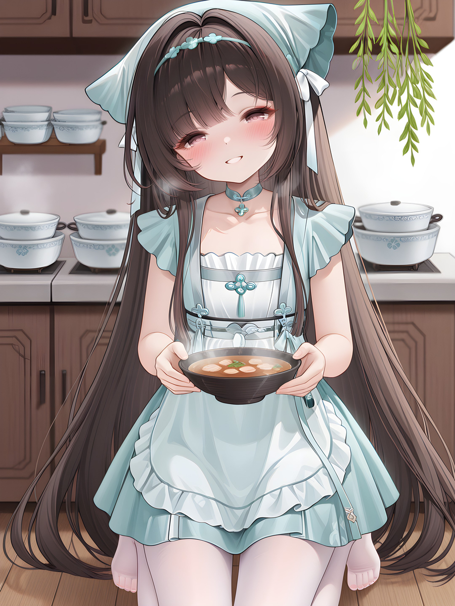 “指挥官，快来尝尝妈妈的手艺❤”-pixiv插画-作品交流服务