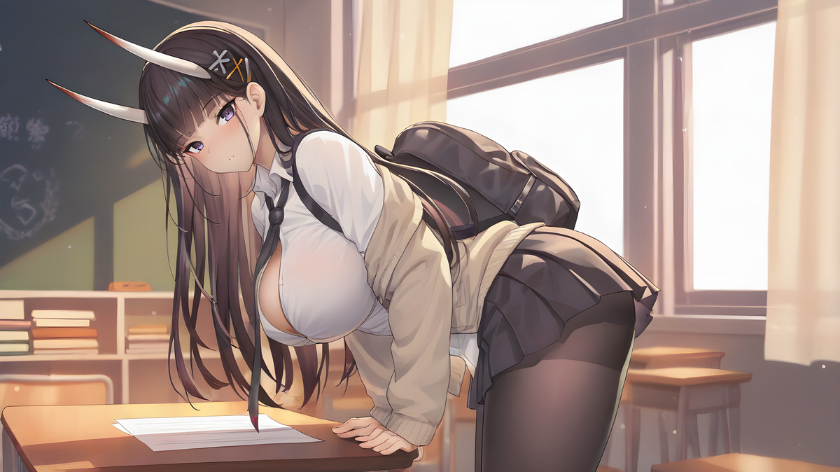 “能代同学，放学来我办公室一趟🤬”-pixiv插画-作品交流服务