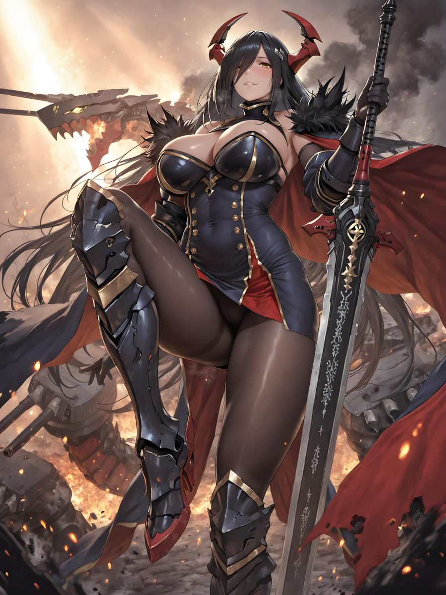 “躲在妈妈后面，我的孩子！🗡”-pixiv插画-作品交流服务