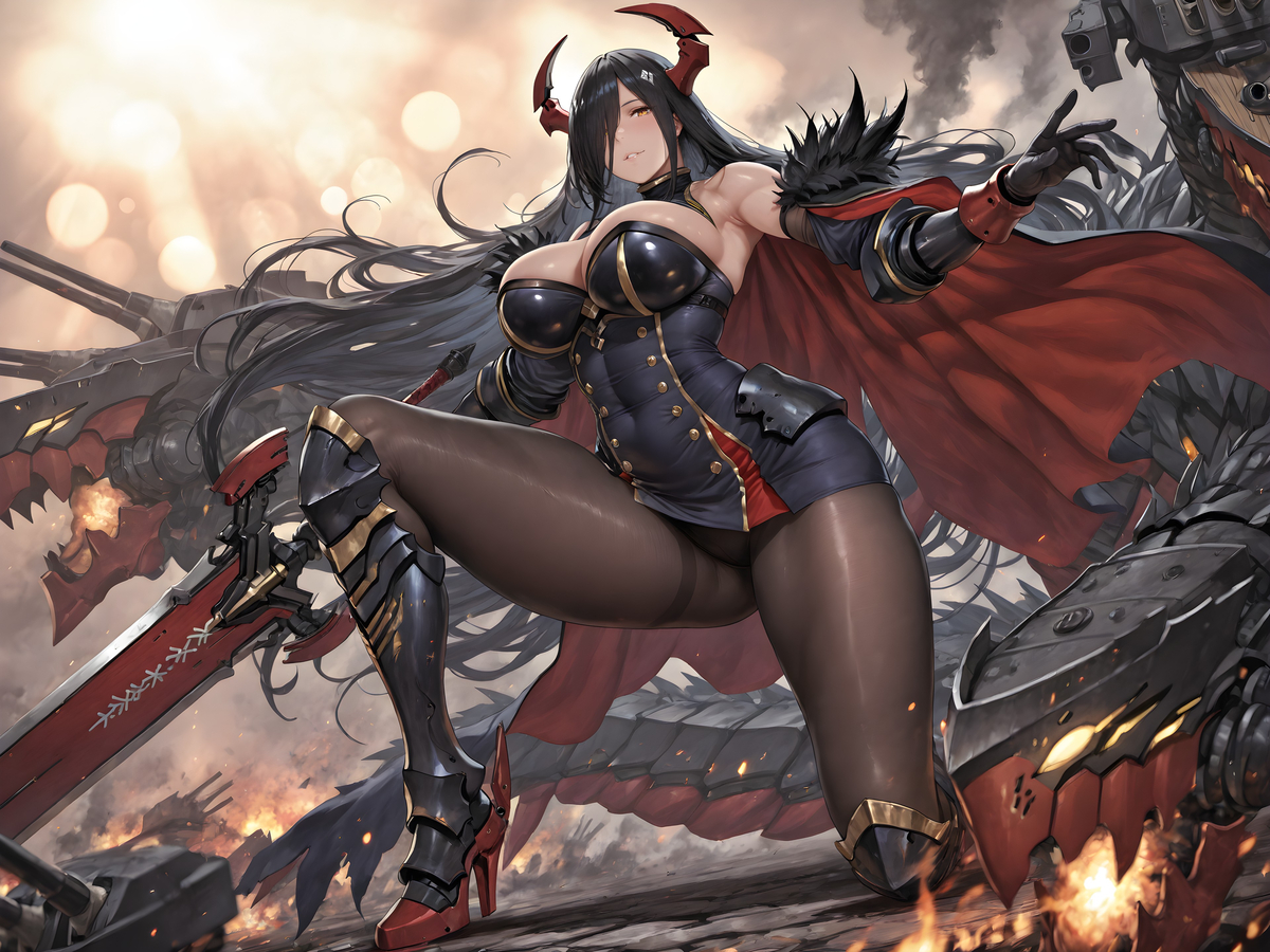 “躲在妈妈后面，我的孩子！🗡”-pixiv插画-作品交流服务