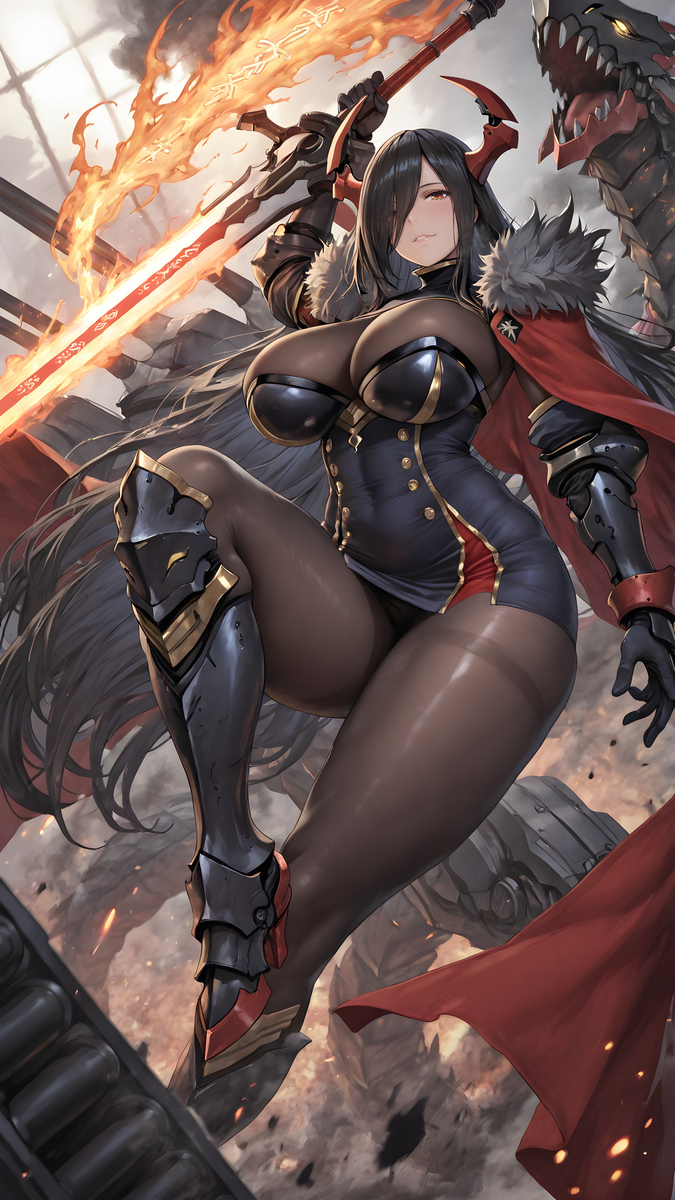 图片[5]-“躲在妈妈后面，我的孩子！🗡”-pixiv插画-作品交流服务